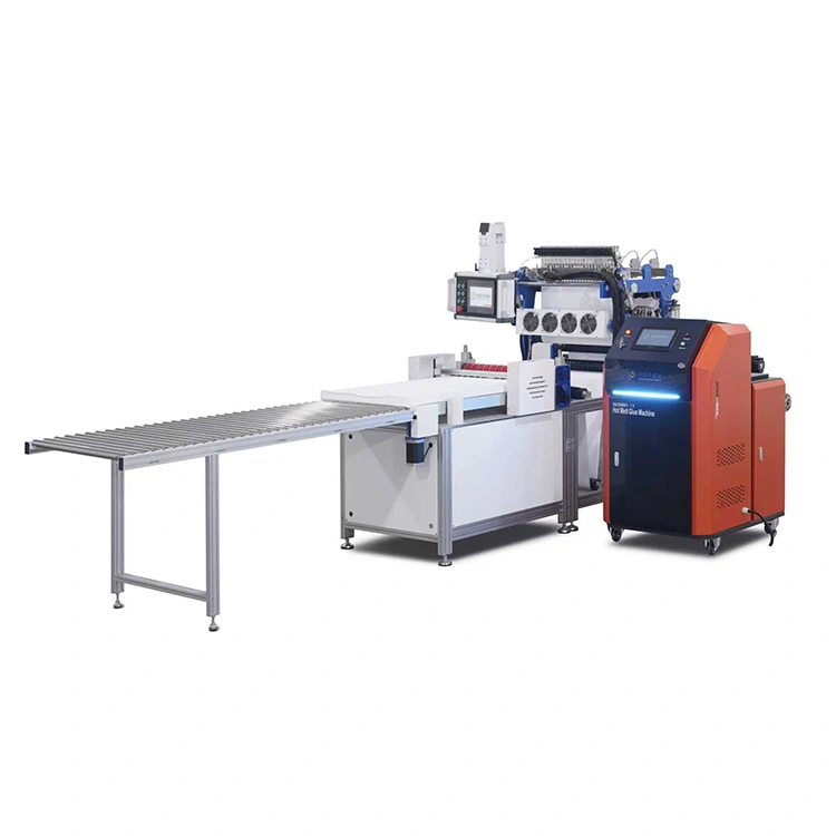 Fiberglas sintetik media filtr istehsalı xətti1